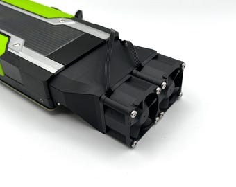 Nvidia Tesla Cooling Mounting Kit dual Fan M10 M40 M60 P40 P100 V100