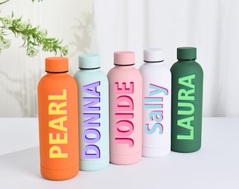 Personalized Insulated Stainless Steel Bottle,Personalized Tumbler GIft,Stainless Steel Tumbler,Custom Name Gift,Custom Tumbler,Girls Trip