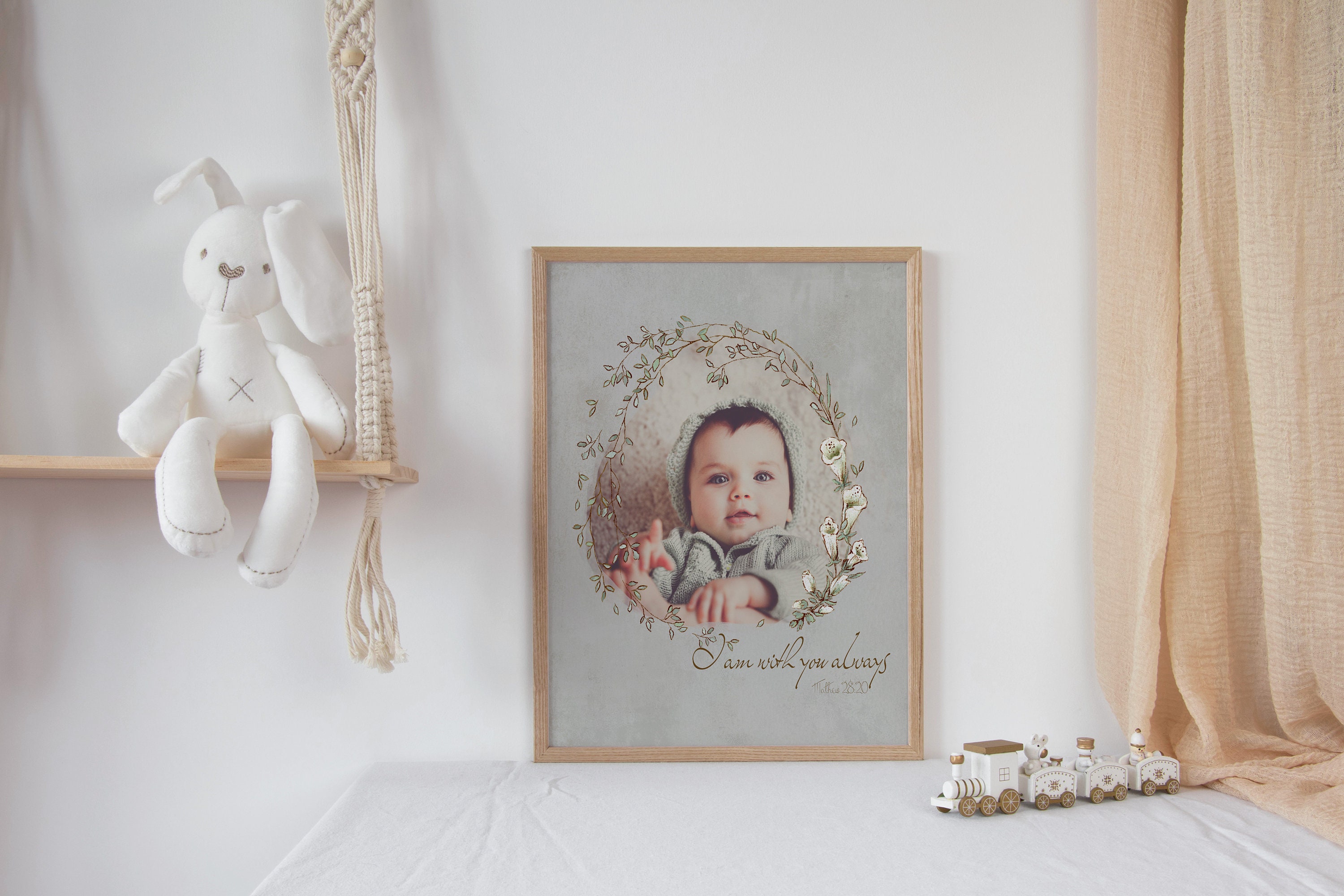 Personalized Nursery Photo Frame Baby Boy Nursery Art Vintage Etsy