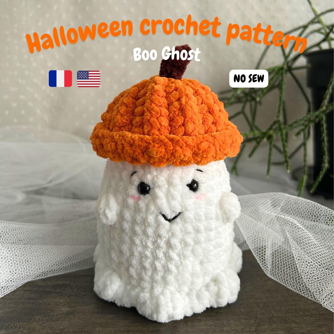 Citrouille d'Halloween en peluche pour débutants au Crochet