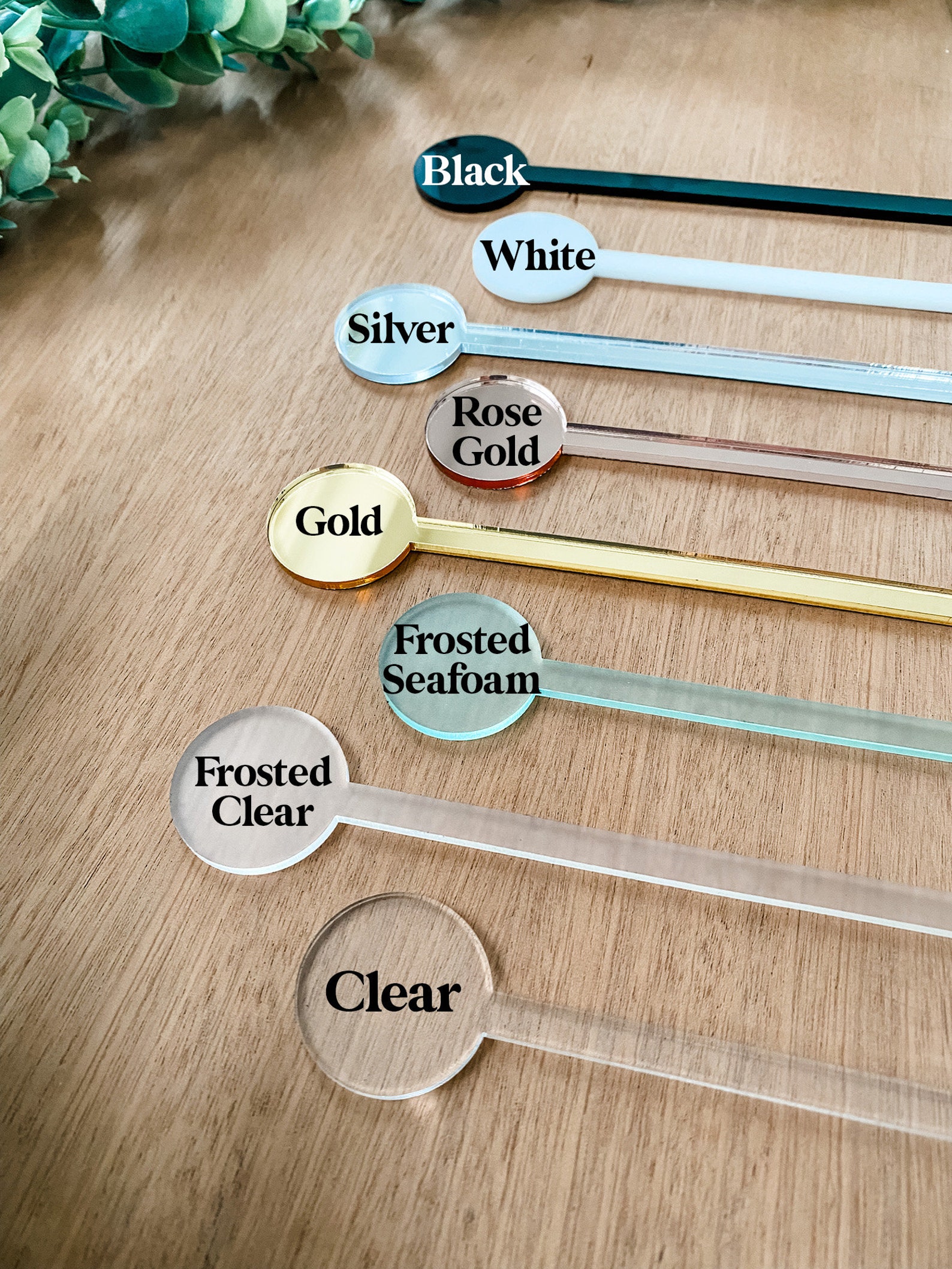 BLANK Acrylic Drink Stirrers / Acrylic Drink Stirrers / Drink Etsy