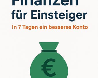 Finanze per principianti Planner di 7 giorni in formato PDF Monitoraggio degli obiettivi di budget e risparmio Organizza e risparmia denaro