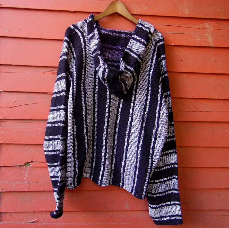 70s/80s Deep Purple Drug Rug Mexican Saddle Blanket Hippie Etsy