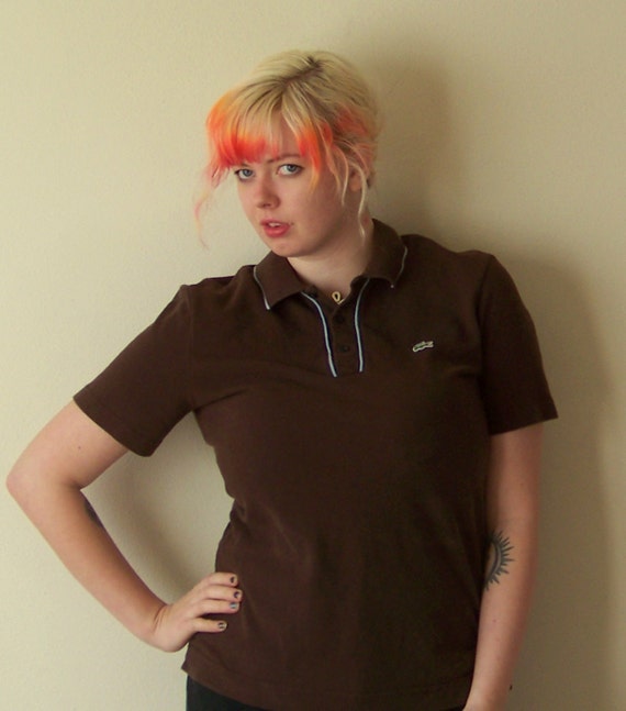 80s Hot Cocoa Preppy Lacoste Hipster Polo Short Sleeve Little Etsy