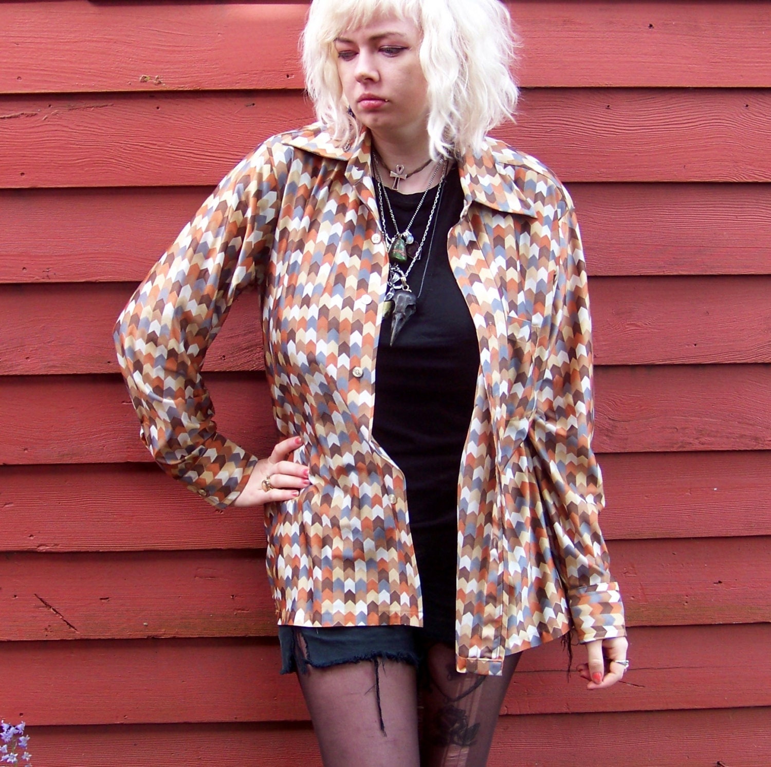 1970s Qiana Shirt - Etsy 1970s Qiana Shirt - Etsy