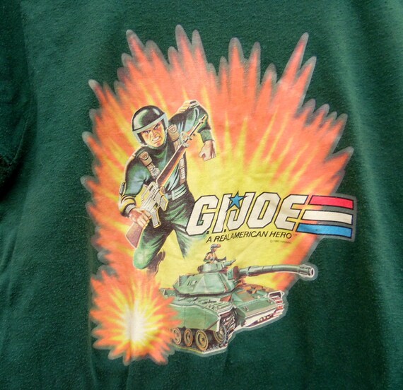 1989 Official Hasbro GI Joe Cartoon Kids T Shirt … - image 2