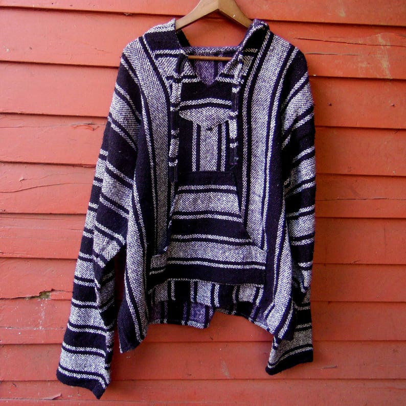 70s/80s Deep Purple Drug Rug Mexican Saddle Blanket Hippie Etsy