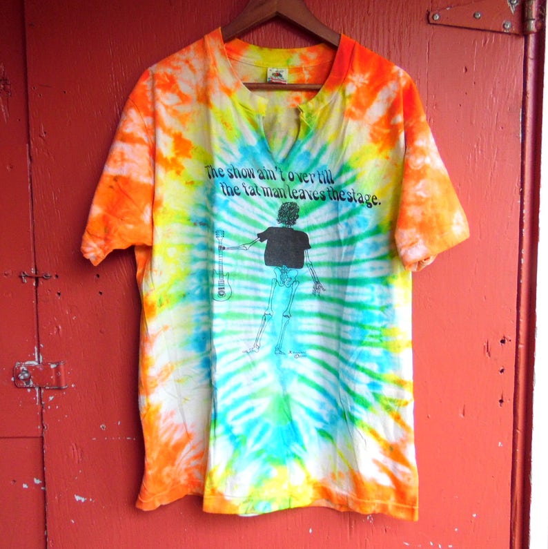 T-shirt Tie Tie Colorante Grateful Dead-ny Strangers-syf-2 Lati S-m-l - Foto 11