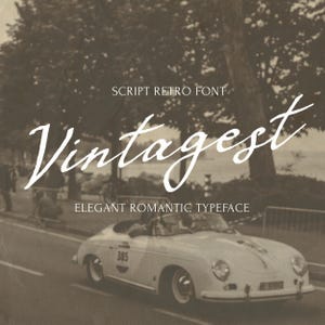 Script font Handwriting Vintage, Wedding Calligraphy Font, Handwritten Font Monogram Retro for Handwritten Invitations, Vintage typeface