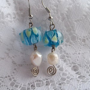 Watery Glass Earrings