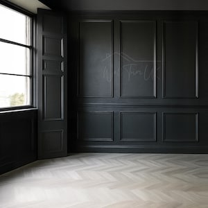 Modern Wall Moulding Kit – DIY Wall Panels – Frame Wall Molding – Pre-Cut Wall Paneling Kits – Wainscoting Panel – Paneling Room Accent