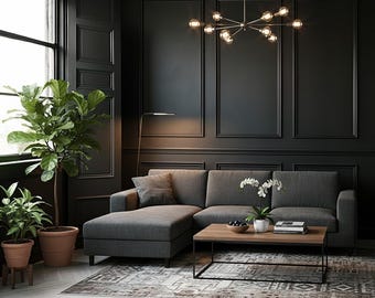 DIY Home Upgrade Wandleiste Kit - Vorgeschnittene Verkleidung zum Schälen und Aufkleben - Benutzerdefinierte Größe Wandleiste - Interior Design Look