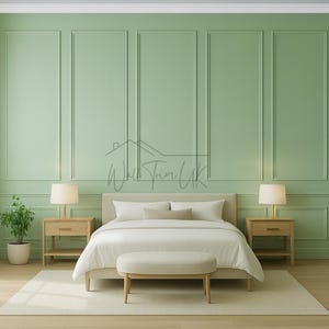 Peel & Stick Wall Molding Kit: Pre-Cut Wainscoting Panels, 4cm Polymer Frame