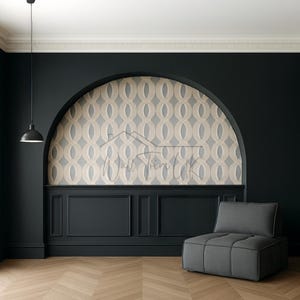 Half Walls Wainscoting Kit – Decorative Wall Molding Panels – Pre-Cut Frame Molding – Half Wall Panels - Refined Architectural Accent Detail
