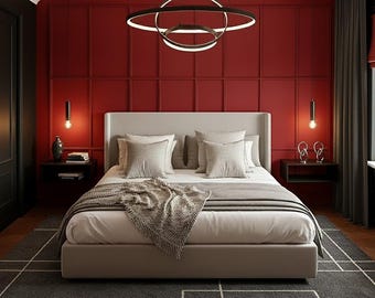 Manhattan Apartment Style Wall Panels - Luxury Wall Paneling Kit - Pre-Cut Grid Style Polymer Moulding
