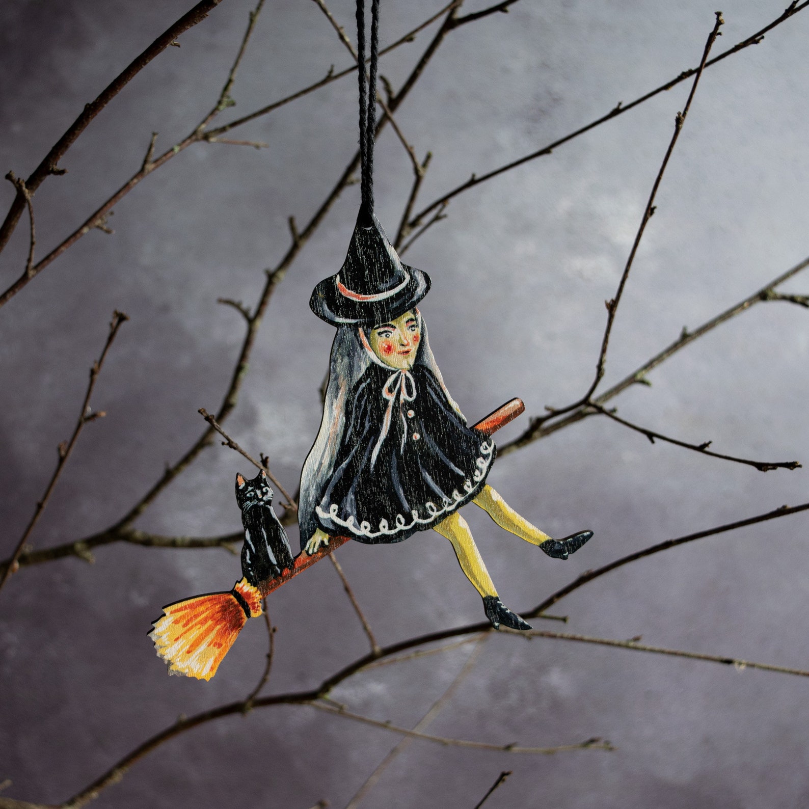 Witches Be Crazy Hanging Ornament 6.1cm