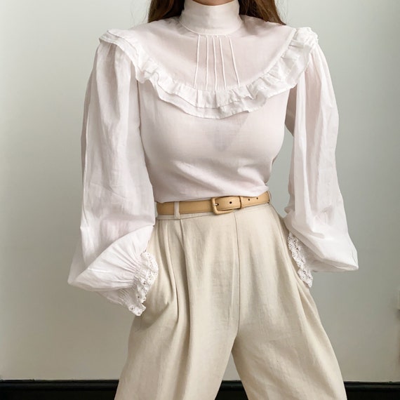 Laura Ashley prairie blouse