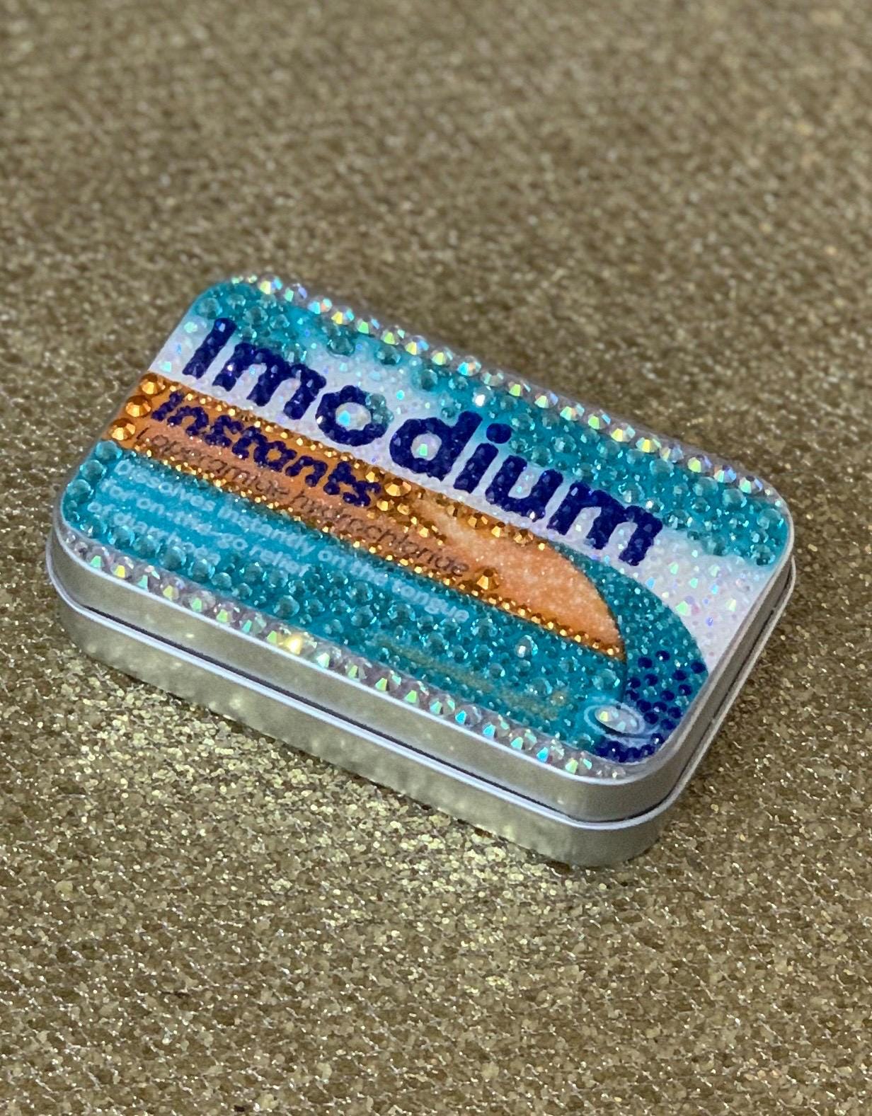 Bedazzled Imodium Instants Tin - Etsy