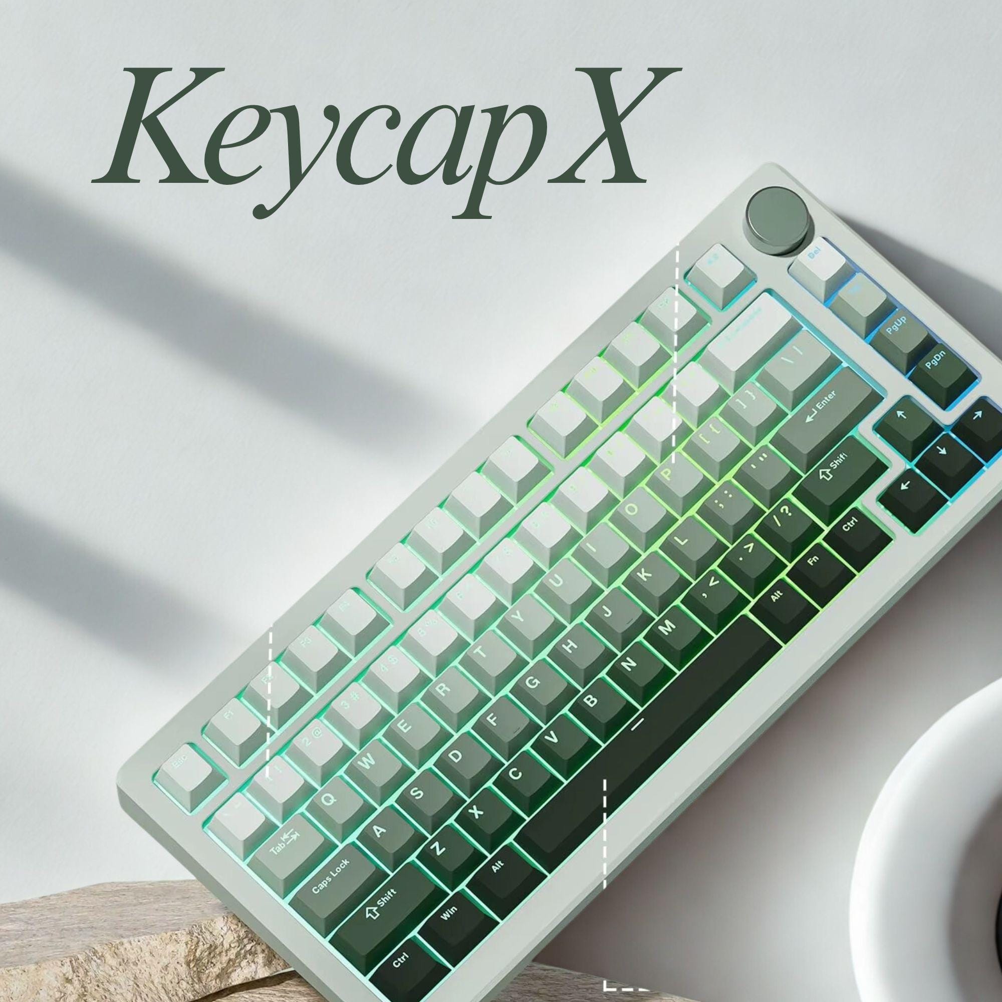 NACODEX キーキャップセット 132キー グラデーション ブルー PBT
