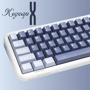 Blue Keycaps Set, 173 PBT Cherry Profile Keycaps, Keycaps for 60 to 108 Key Layouts, TM680 Compatible, Custom Mechanical Keyboard, Gamer Key