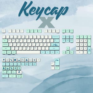 Spanish Keycaps, 136/140 Keys, XDA Profile, PBT Keycaps, ISo Alice Layout, Dye Sub Keycap Set, Custom Keycaps, 7U Spacebar, ES Keycaps