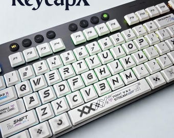 109-Key PBT Keycap Set Compatible with Logitech G815 G915 G915 TKL | Full Set with Numpad | Non-Oily Fade-Resistant