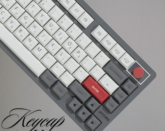 German/Spanish/English Keycaps: XDA PBT Dye-Sub Mechanical Keyboard Set