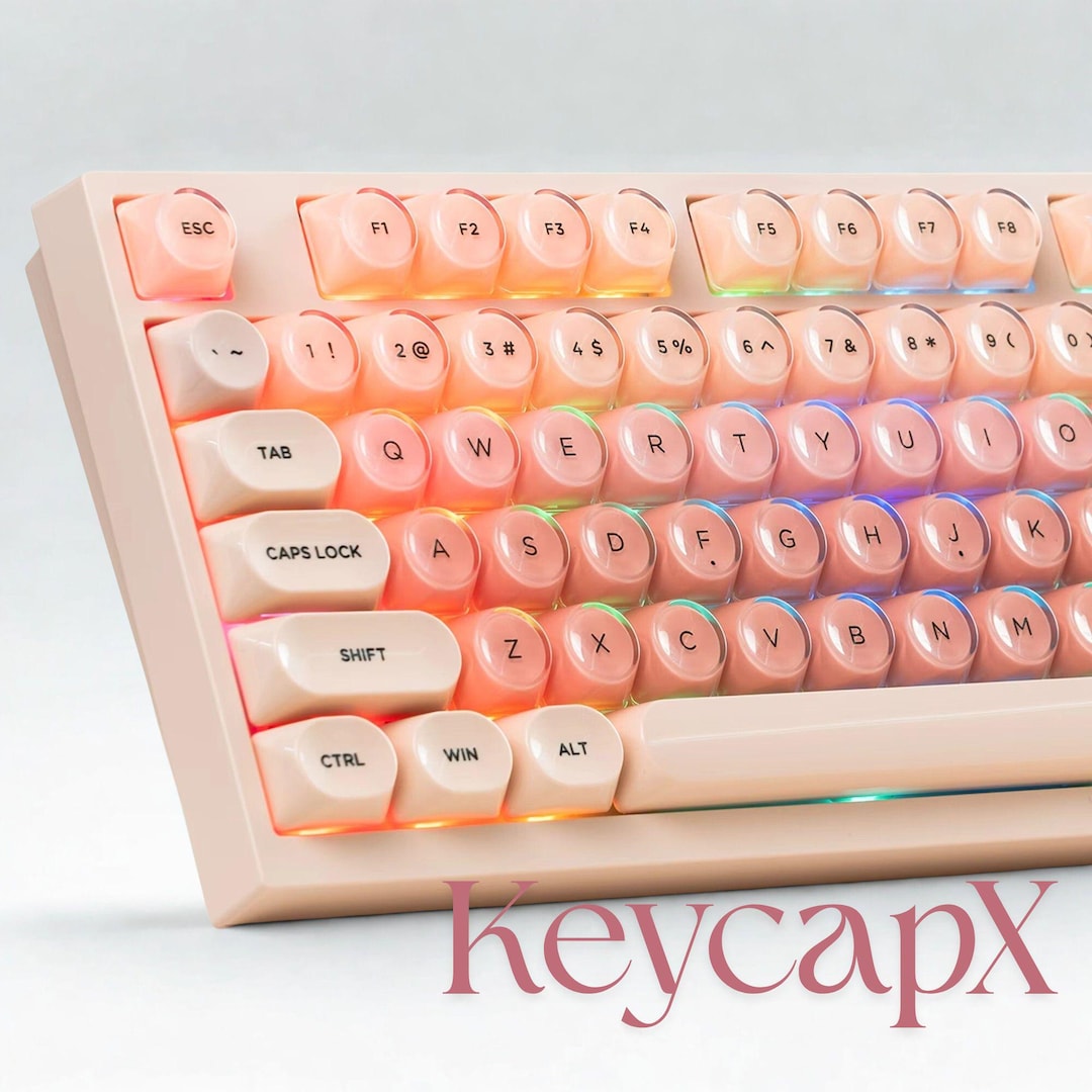 128-key Keycap Set With ISO Enter | Double-shot for ANSI & ISO Mx ...
