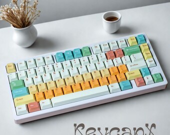 かわいい猫のPBT製アーティザンキーキャップ｜Cherry MXスイッチ用