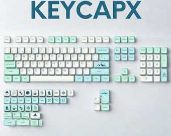Spanish Keycap Set – 136 Keys, XDA Profile, ISO Alice Layout, PBT Dye-Sublimated