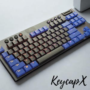 Juego completo de teclas para Logitech G815 G913 G915 con teclado numérico RGB con brillo PBT