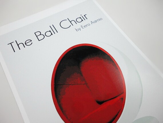 Retro Art Print The Ball Chair Print Eero Aarnio Print Etsy