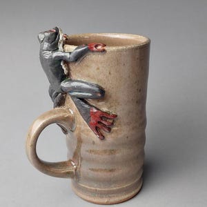 Frog Mug: Cone 10 Ceramic