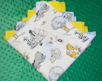 Personalized Baby Blanket: Handmade Double Layer Embroidery (45"x45")
