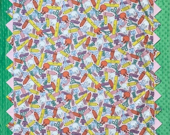 Cotton Toddler Nap Blanket: Lightweight Daycare Mat (30x52in)