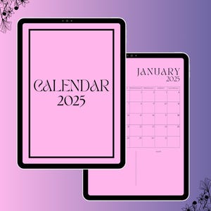 Planner Annuale 2025 Stampabile | Agenda Digitale PDF Estetica e Minimal | Calendario Annuale da Scaricare – PlanJulie