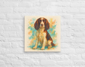 Springer Spaniel Watercolor Portrait | Dog Art Print - Etsy UK