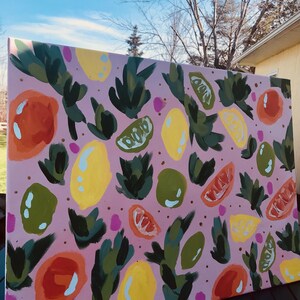 Peinture florale