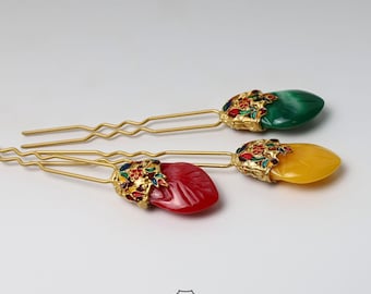 Korean Traditional Gemstone Binyeo – Natural Stone