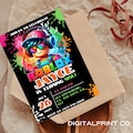 Roblox Invitation, Roblox Invite, Game Party, Roblox Boys Birthday Invitation Template, Game Birthday, Kids Roblox, Editable Template, Canva product logo