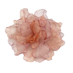 silk flower pins for dresses Trendy Handcrafted Big Black Rose Brooch for Women for wedding dress