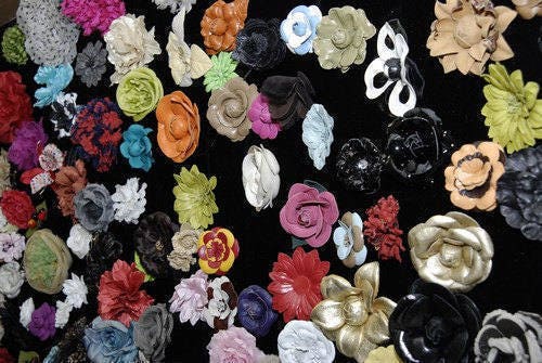 Elegant fabric flower pins for clothes From Featured Wholesalers