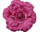 SATIN ROSE BROOCH BUBBLEGUM PINK SATIN ROSE BROOCH BUBBLEGUM PINK