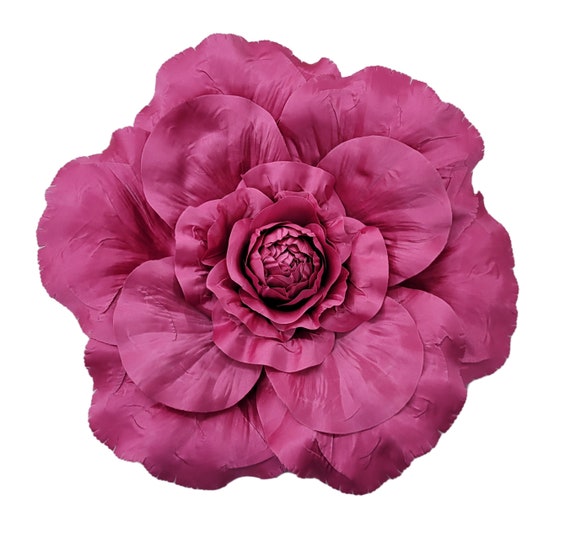 SATIN ROSE BROOCH BUBBLEGUM PINK SATIN ROSE BROOCH BUBBLEGUM PINK