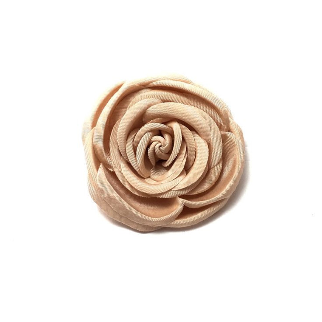 M&S Schmalberg 5 Twisted Rose Millinery Fabric Flower -  UK