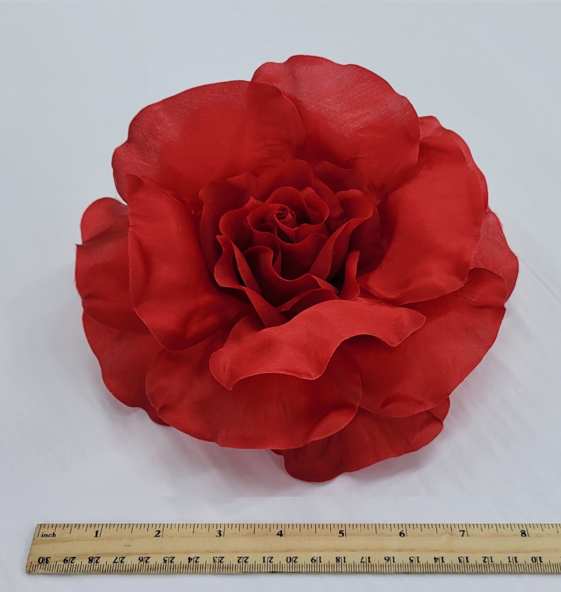 ブローチ・コサージュ Red Silk Flower Brooch Large Red Flower Brooch Pink Large Pin Flower Shoulder