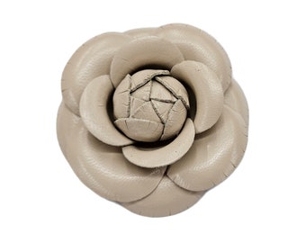  M&S Schmalberg Handmade White Camellia Brooch Pin