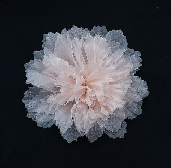 M S Schmalberg 5.5 Light Pink Silk Organza Mum Wedding Flower Hair