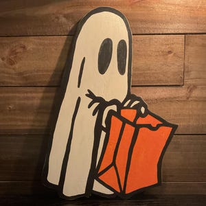Trick or Treater Ghost by October Road Designs