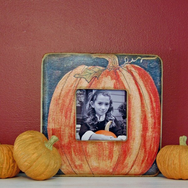 Marco de fotos de calabaza